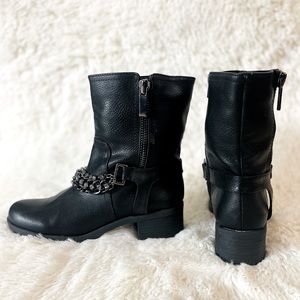 Ankle Boots Size 5.5 | Black | Chains and Crystals